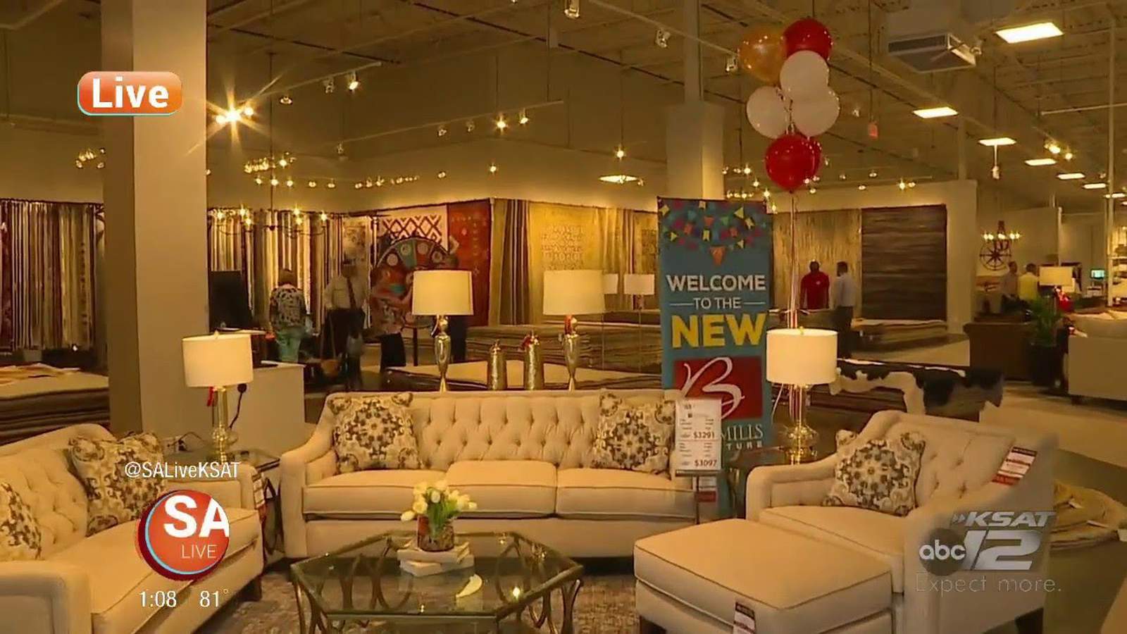 Grand Opening Of New Bob Mills Furniture Store