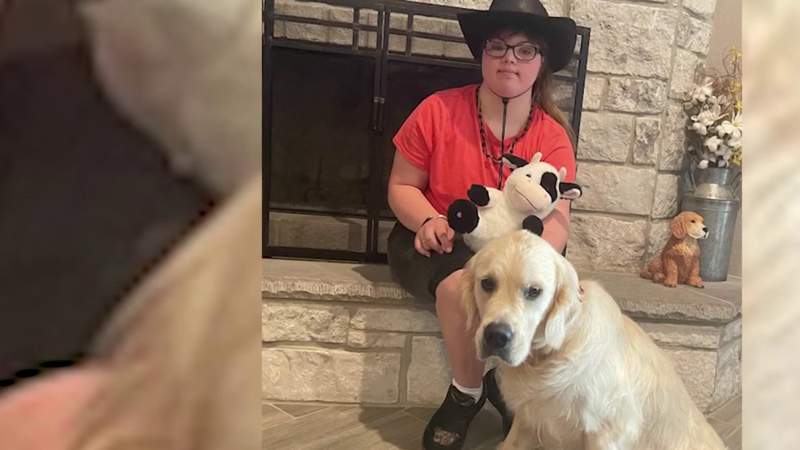 Service dog found after disappearing six months ago