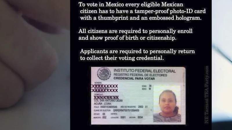 TRUST INDEX: Yes, photo ID cards are required to vote in Mexico