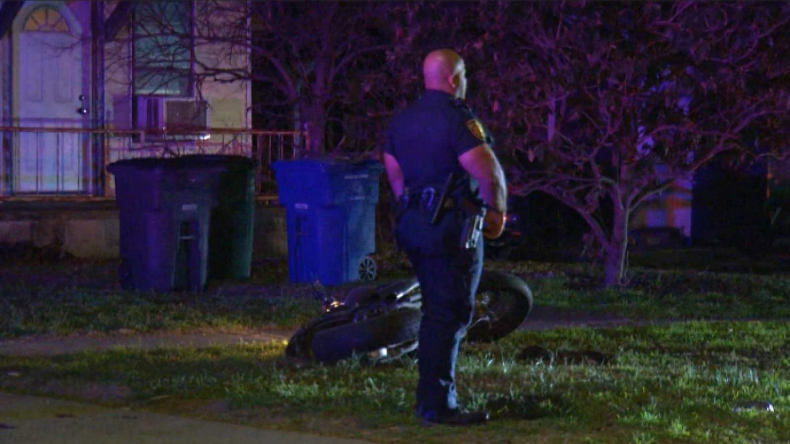 Motorcyclist returning home, pulling into driveway struck in hit-and-run crash, police say