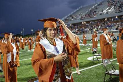 Houston-area high school senior's socially distanced graduation marks end of a rocky year
