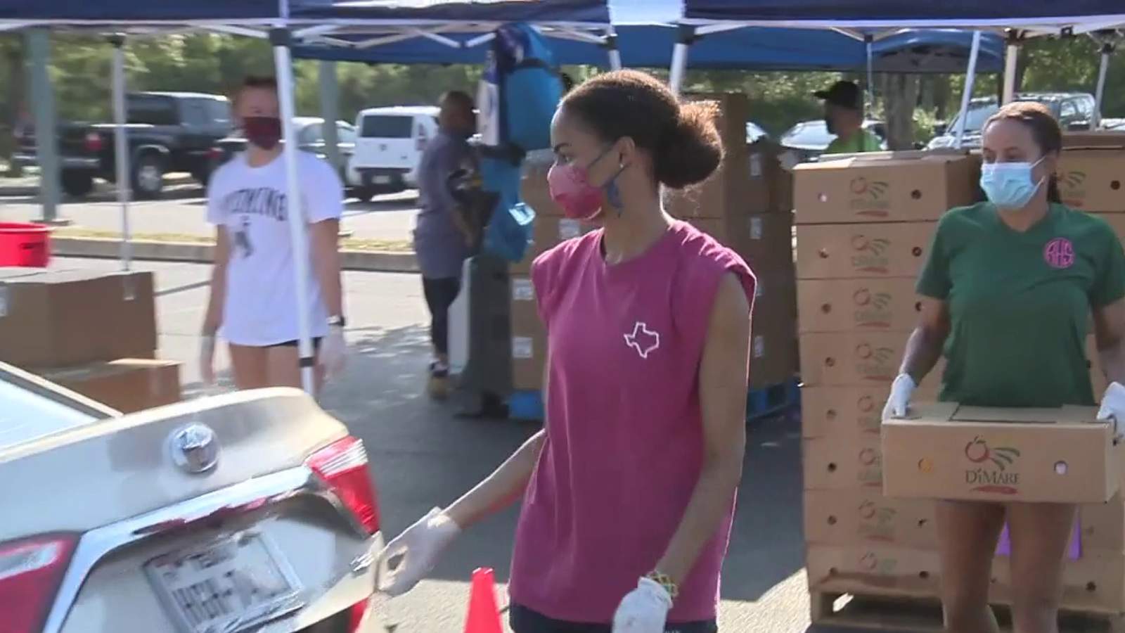 Wells Fargo, SA Food Bank give families helping hand