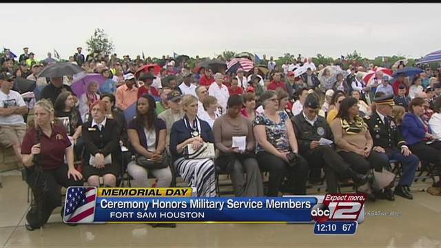 Memorial Day ceremony at Fort Sam Houston remembers fallen soldiers