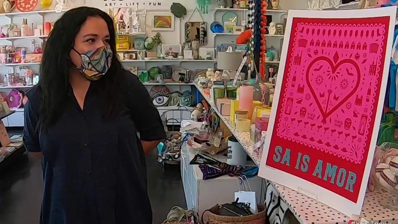 Artist designs a love letter to San Antonio to raise money for students