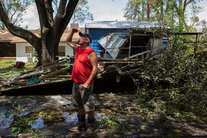 Hurricane after hurricane wreaked havoc in Orange, Texas. Finally, residents say they got a break.