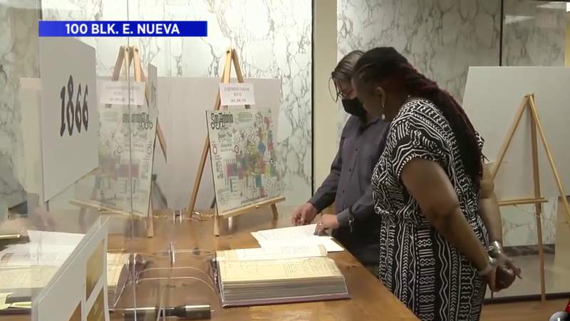 Records documenting enslaved people showcased for Juneteenth in Bexar County