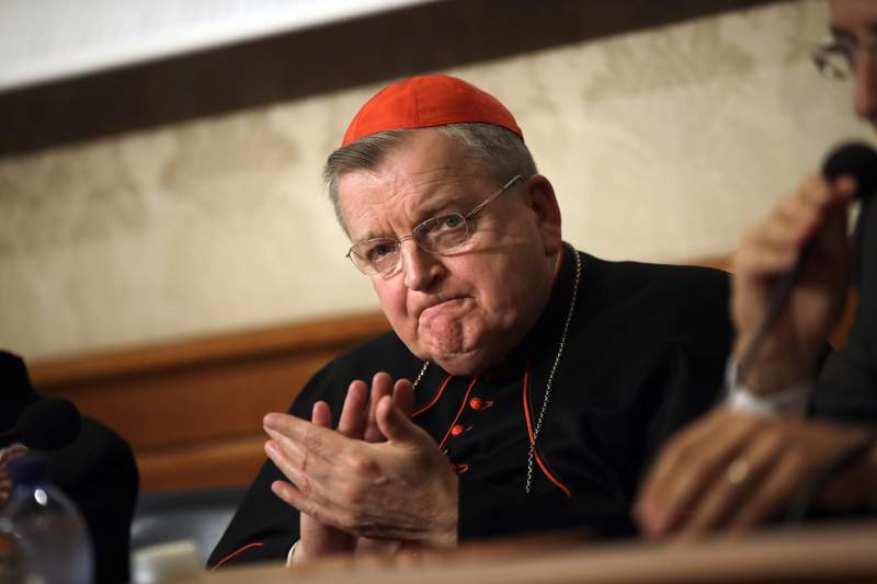 Cardinal hospitalized with COVID, breathing with ventilator