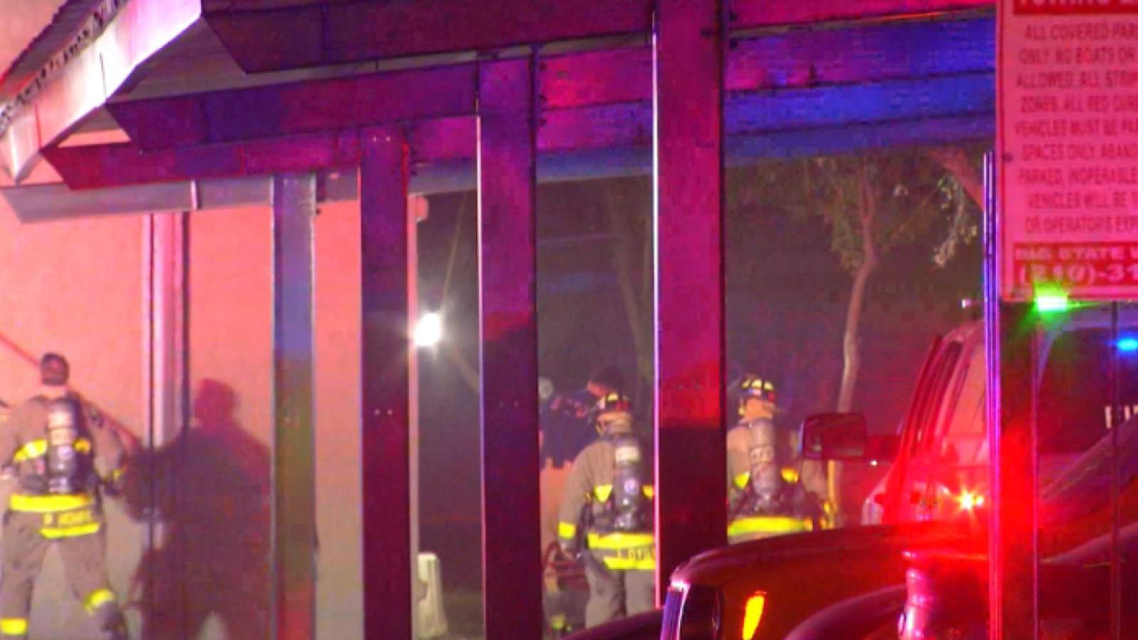 Apartment fire likely started by homeless people, SAFD says