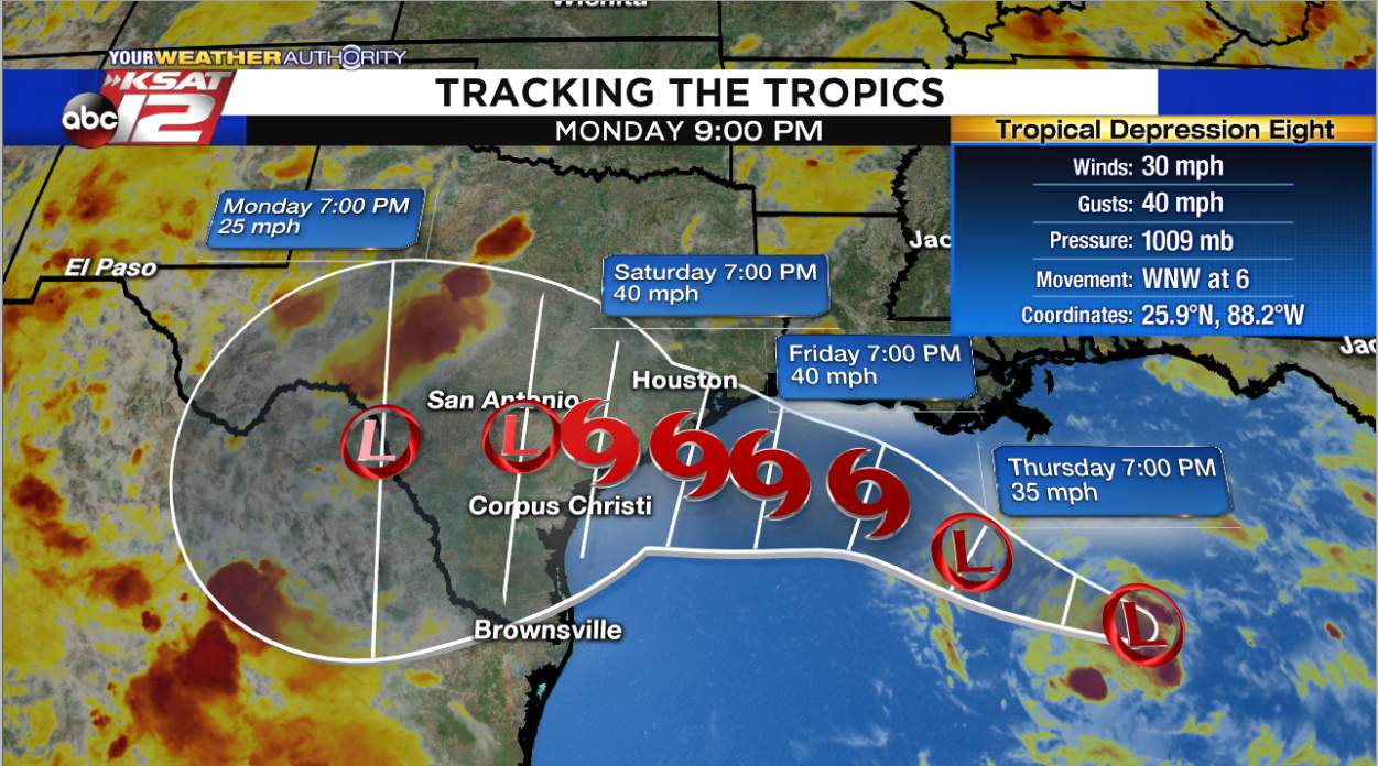 Tropical depression forms in the Gulf of Mexico