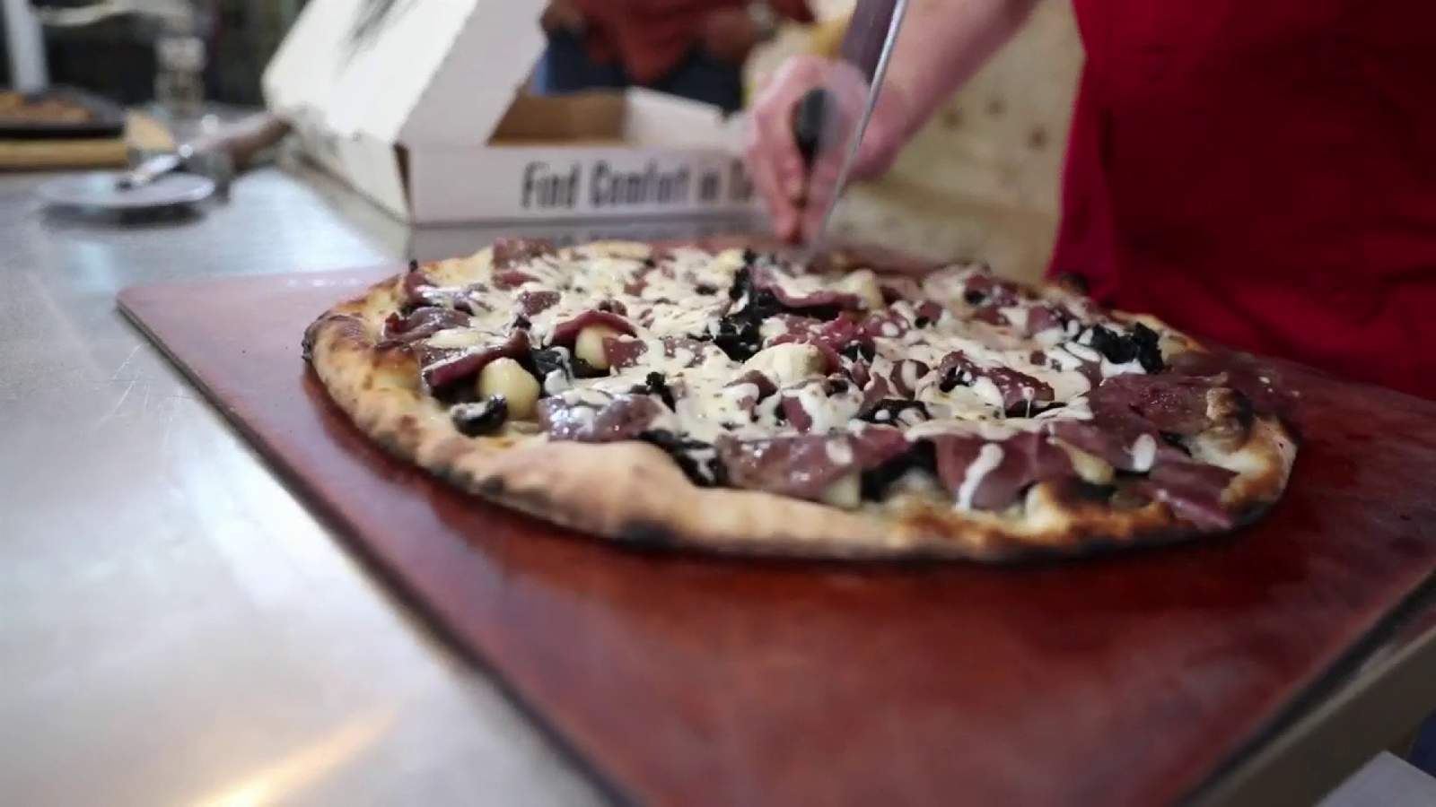Find Comfort with pizza at this family-owned Hill Country hot spot