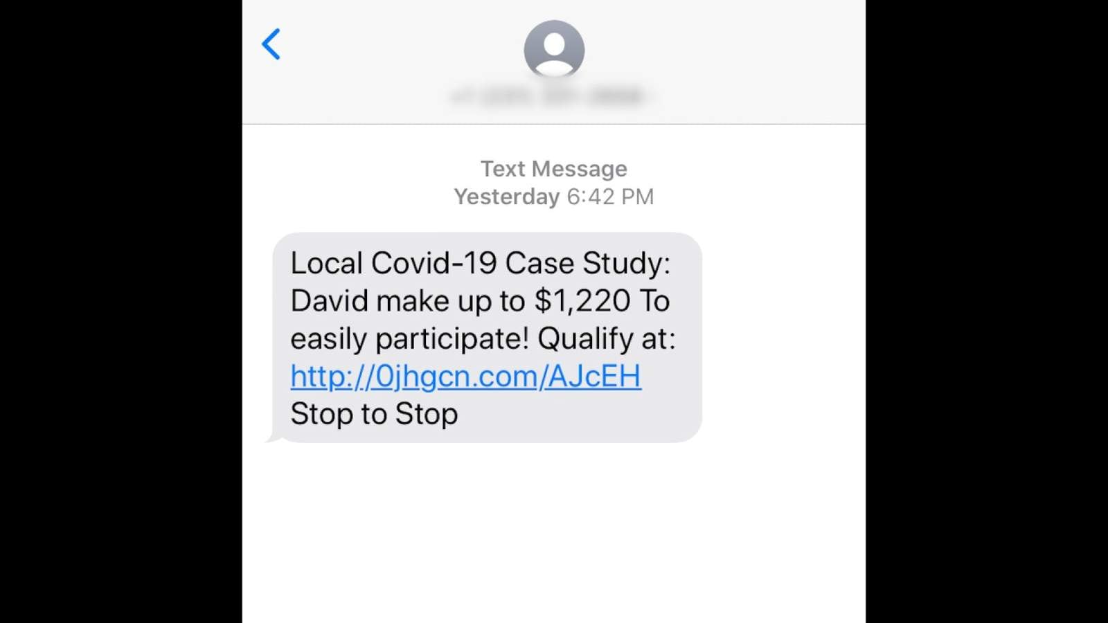 TRUST INDEX: Are the text messages recruiting people for COVID-19 case studies legitimate?