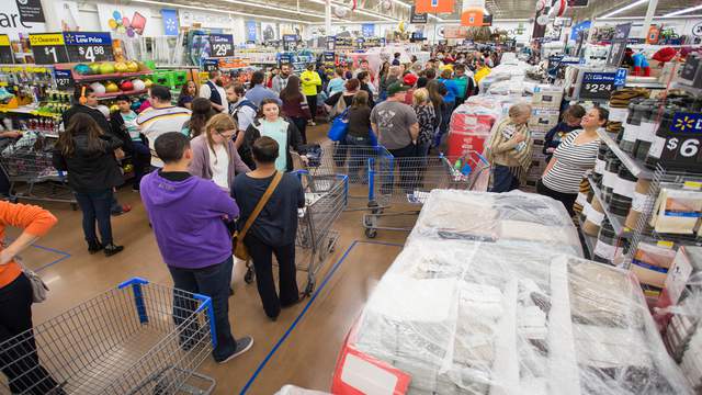 Shoppers Descend On Black Friday Deals