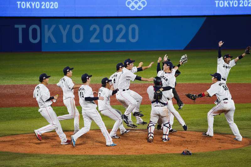 Japan beats US 2-0 to win 1st Olympic baseball gold medal