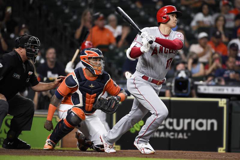 Ohtani's HR helps Angels end skid with 4-2 win over Astros