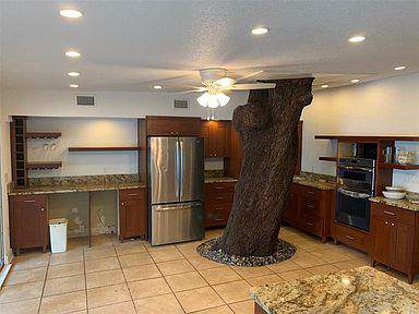 House on Zillow has massive tree growing through it