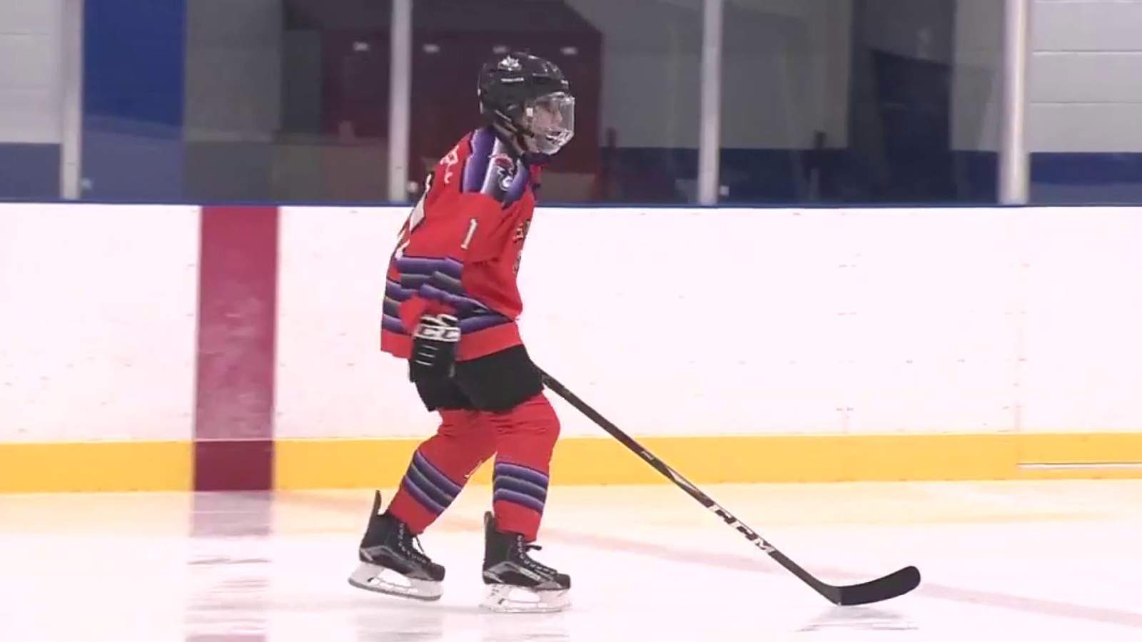 Whats Up South Texas!: Visually impaired kid inspires others to play blind hockey