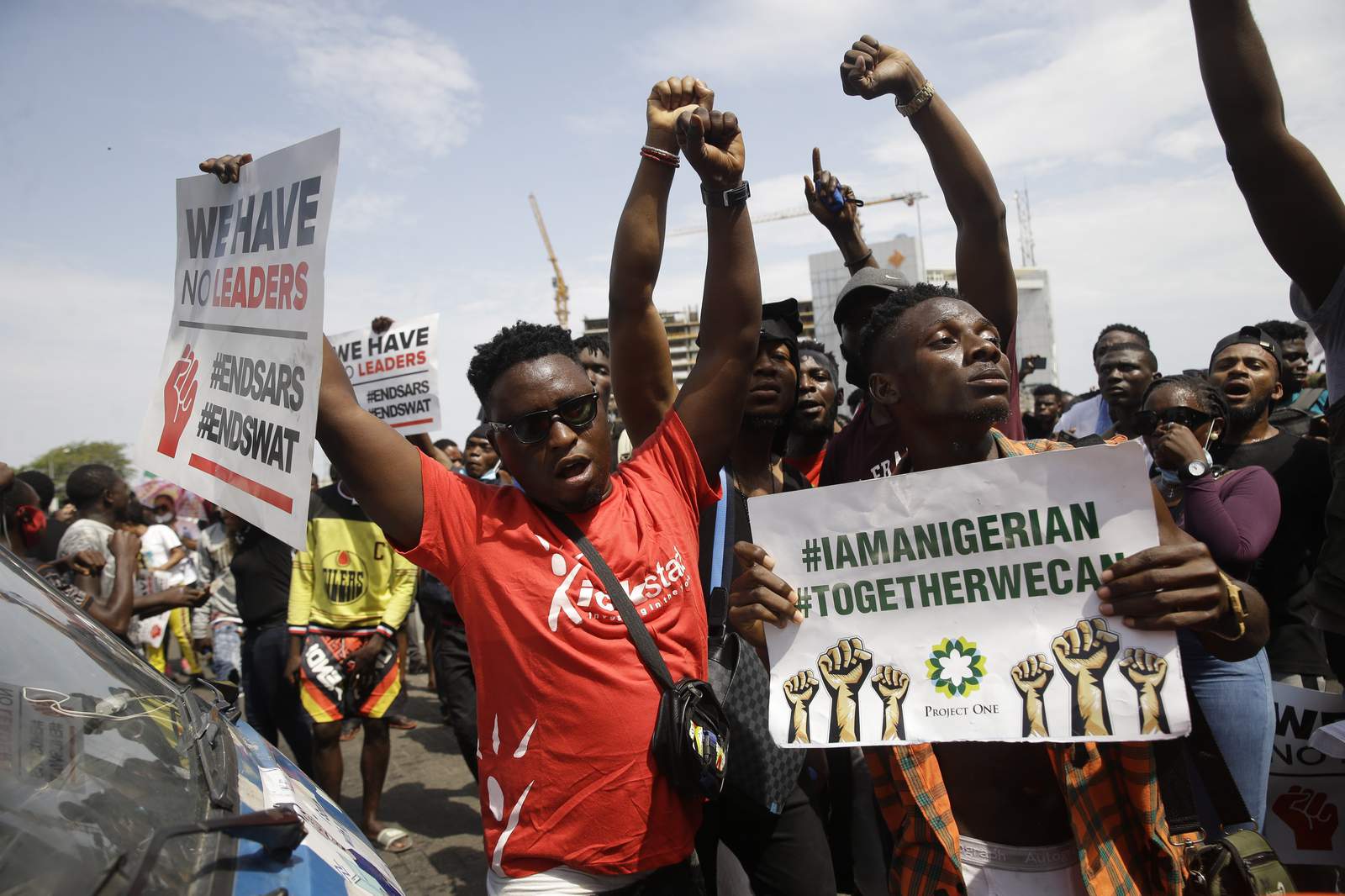 Nigeria's anti-police brutality protests block major roads