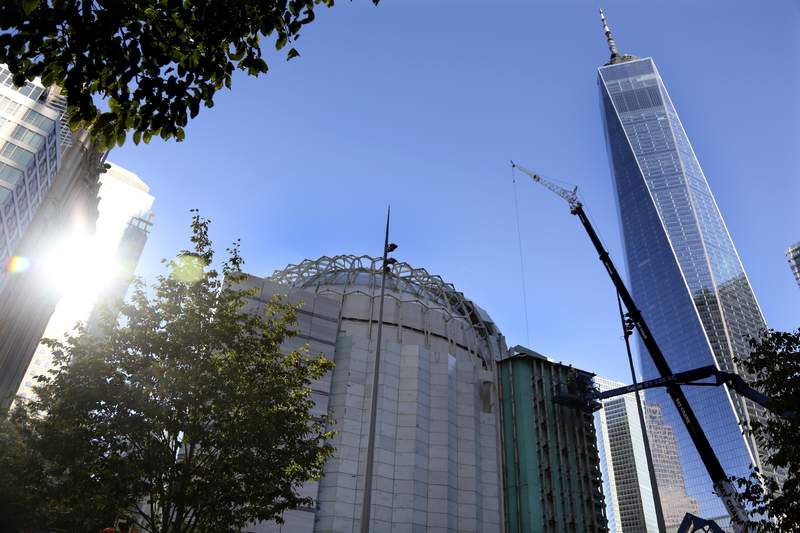 Shrine to replace church destroyed on 9/11 nears completion
