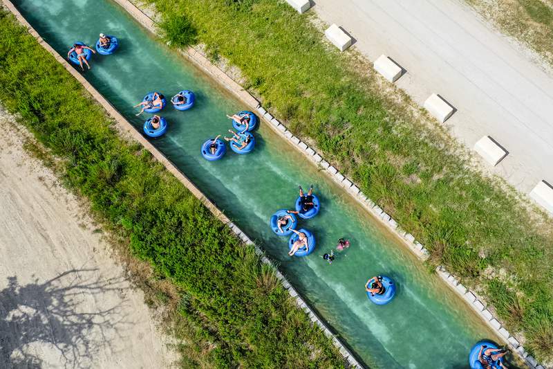 Float around the longest lazy river in the world at this Texas water park