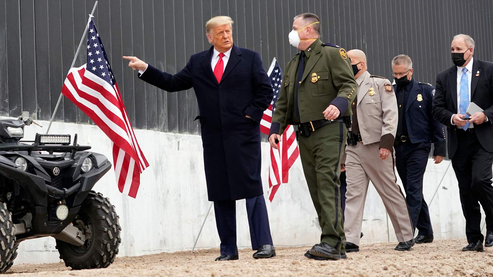 President Donald Trump celebrates building of border wall during visit to Rio Grande Valley