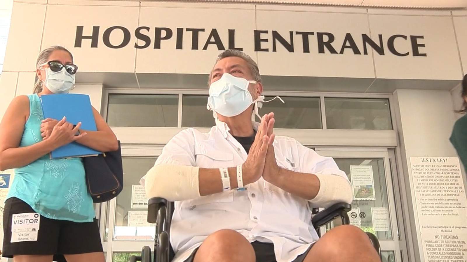 San Antonio man returns home after weeks in the hospital battling COVID-19