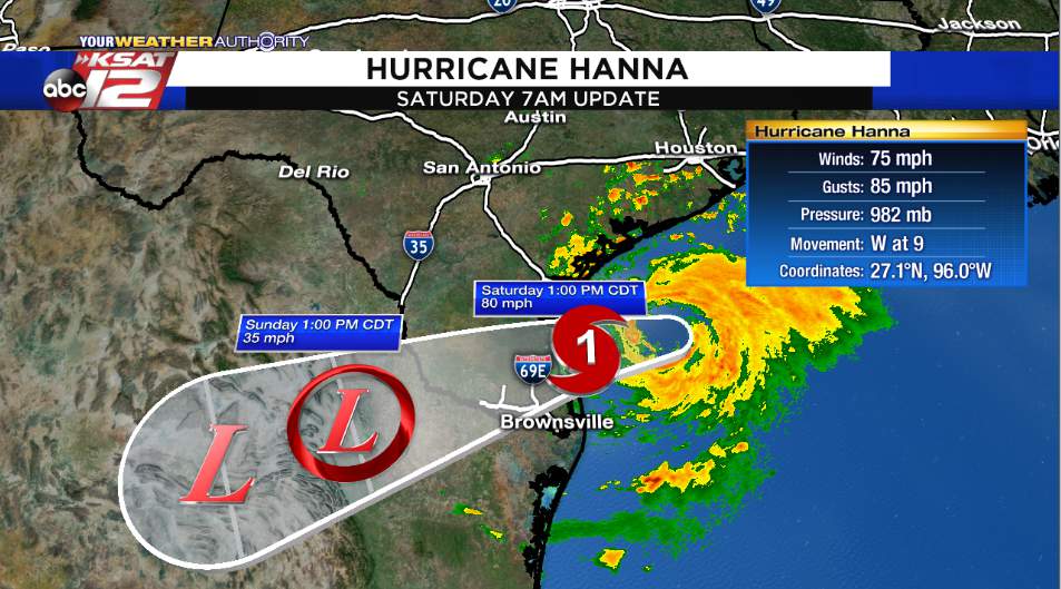 Hanna Becomes a Hurricane