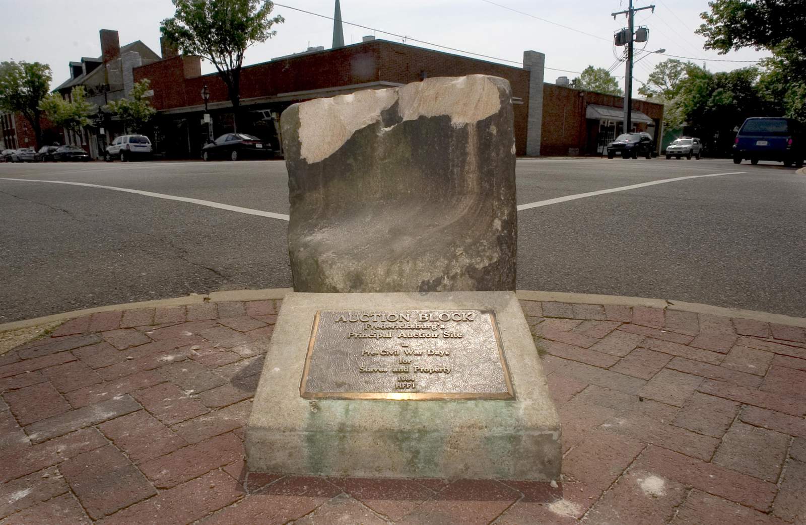 Virginia city removes 176-year-old slave auction block