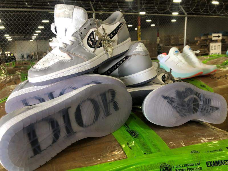 $4.3 million in fake Air Jordans, Nike and Adidas shoes seized in Texas