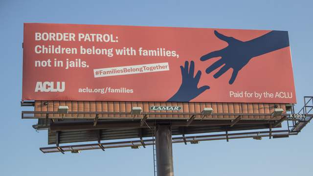Billboards pushing for migrant family reunifications as deadline nears