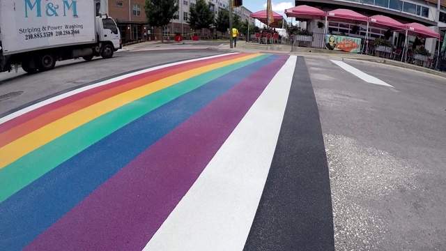 Pride Crosswalk Pilot could lead to Community Crosswalk Program