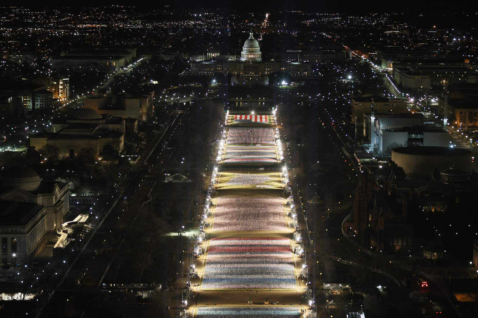 Thousands of flags flooding the National Mall is stunning, and the reason for them is moving