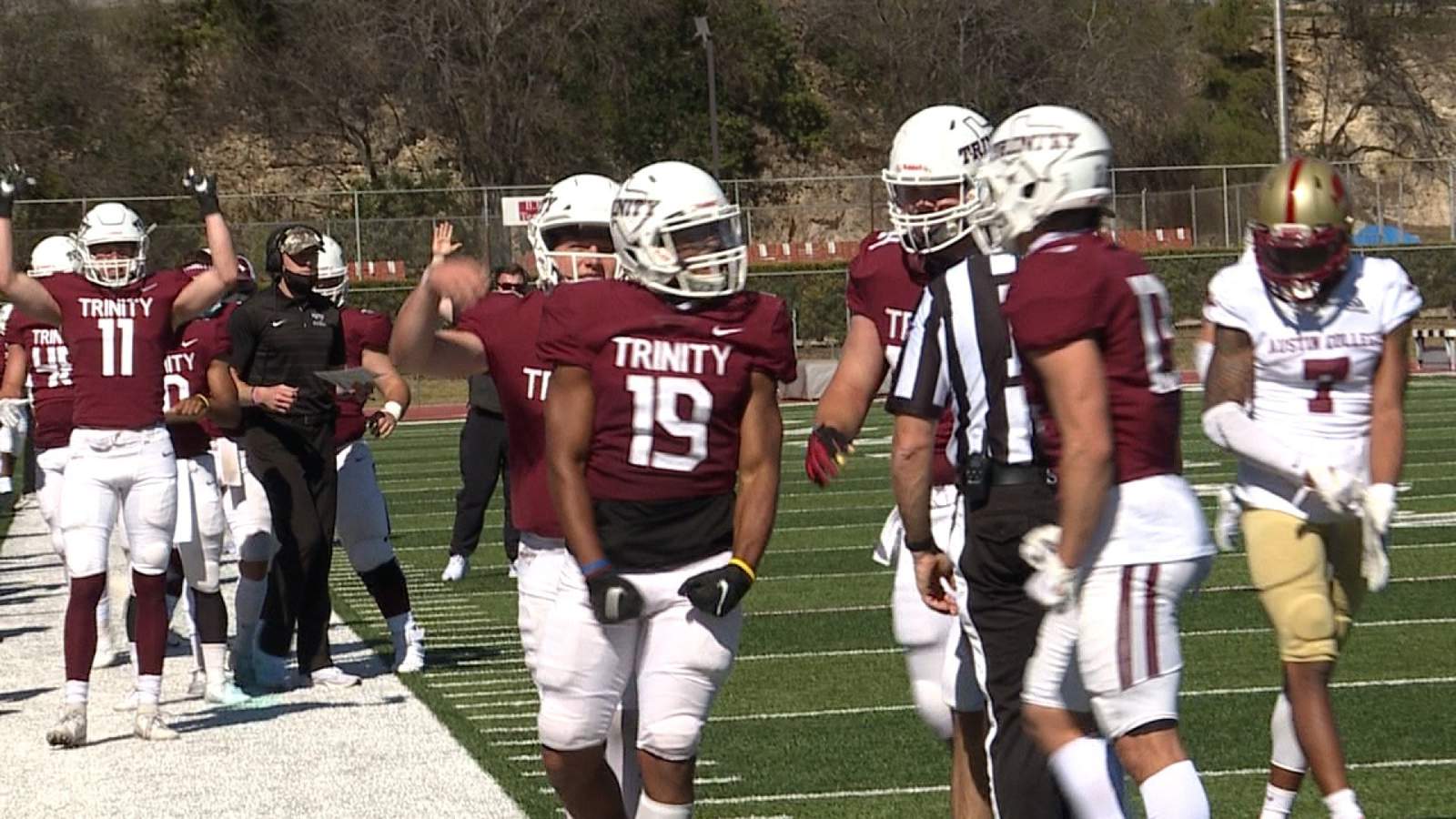 HIGHLIGHTS: Trinity football opens spring season with victory over Austin College