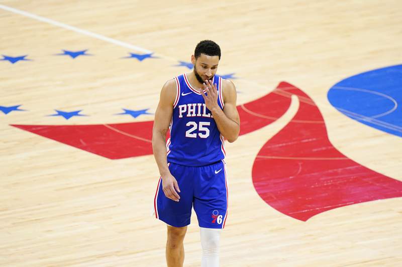 Sixers' Ben Simmons making NBA history with free-throw woes