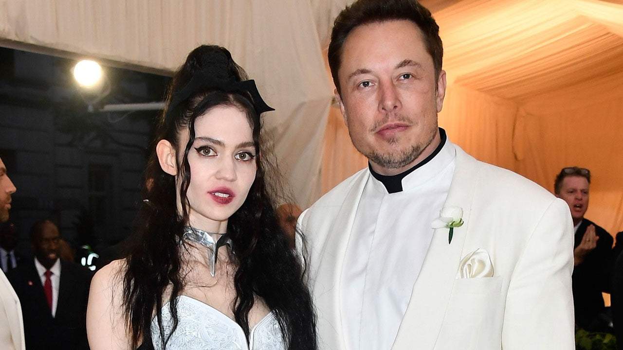 Elon Musk with Grimes