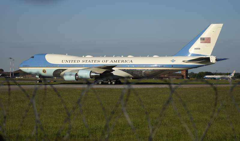Tequila bottles found on new Air Force One in development in San Antonio, report says