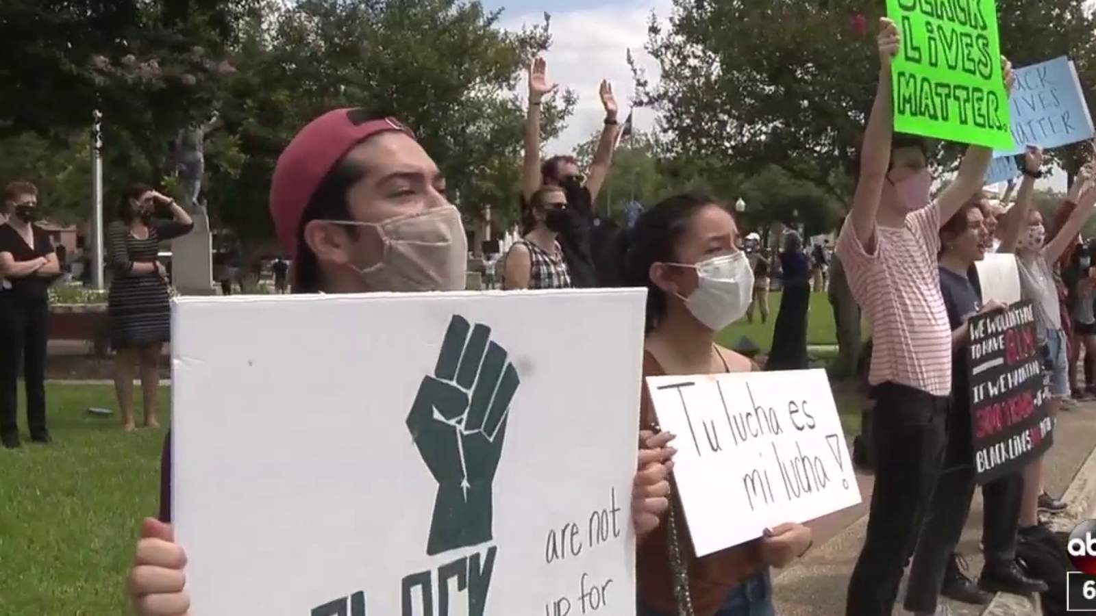 Peaceful protest held in New Braunfels in wake of George Floyds death