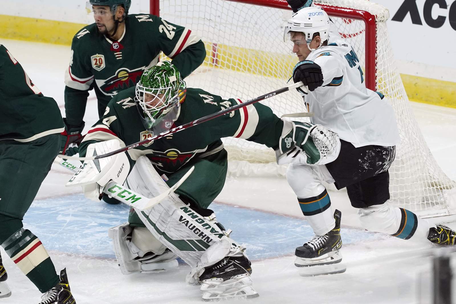 The Latest: Sharks to open home schedule hosting in Arizona