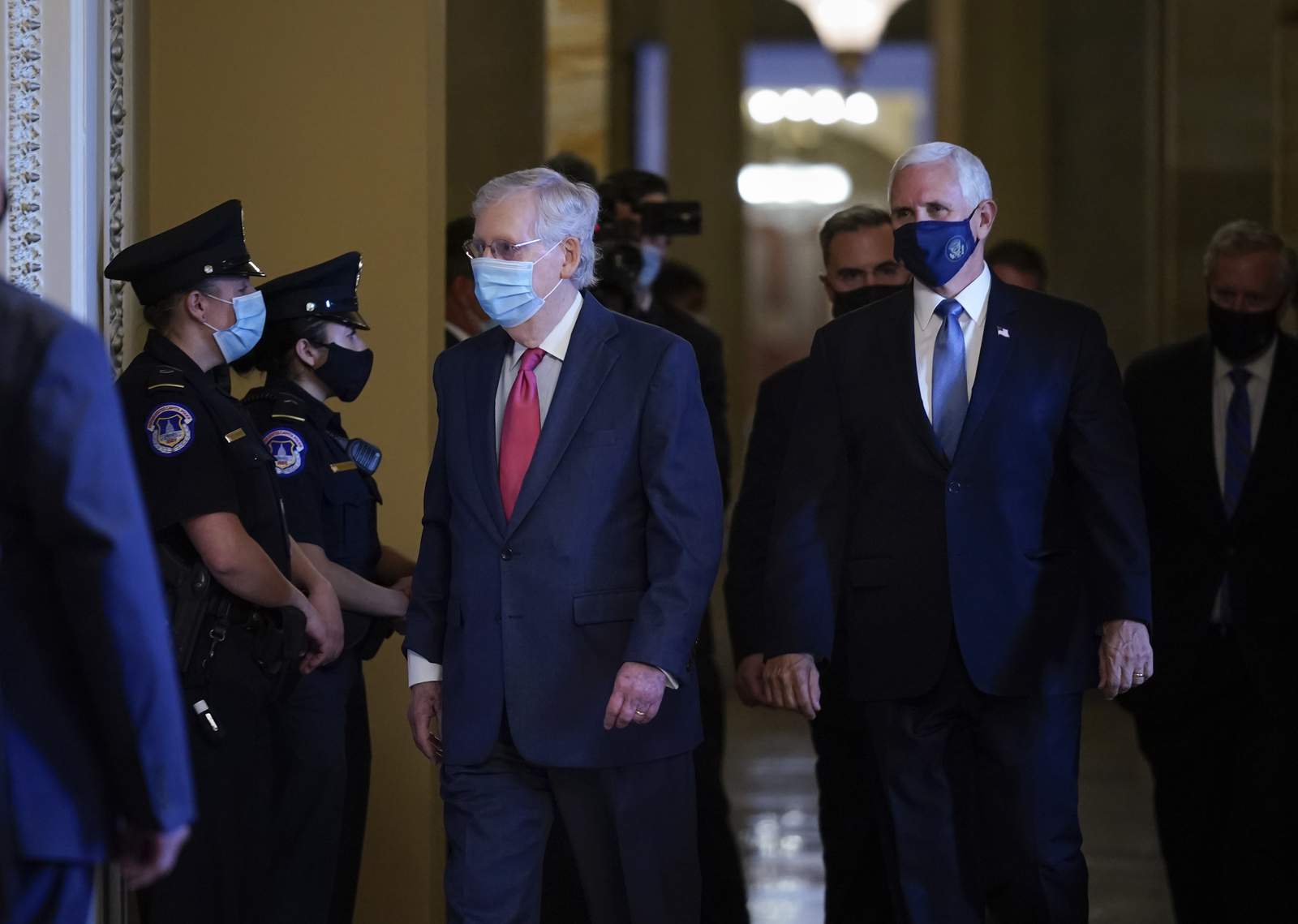 GOP seeks to curtail Senate work, but not Barrett hearings