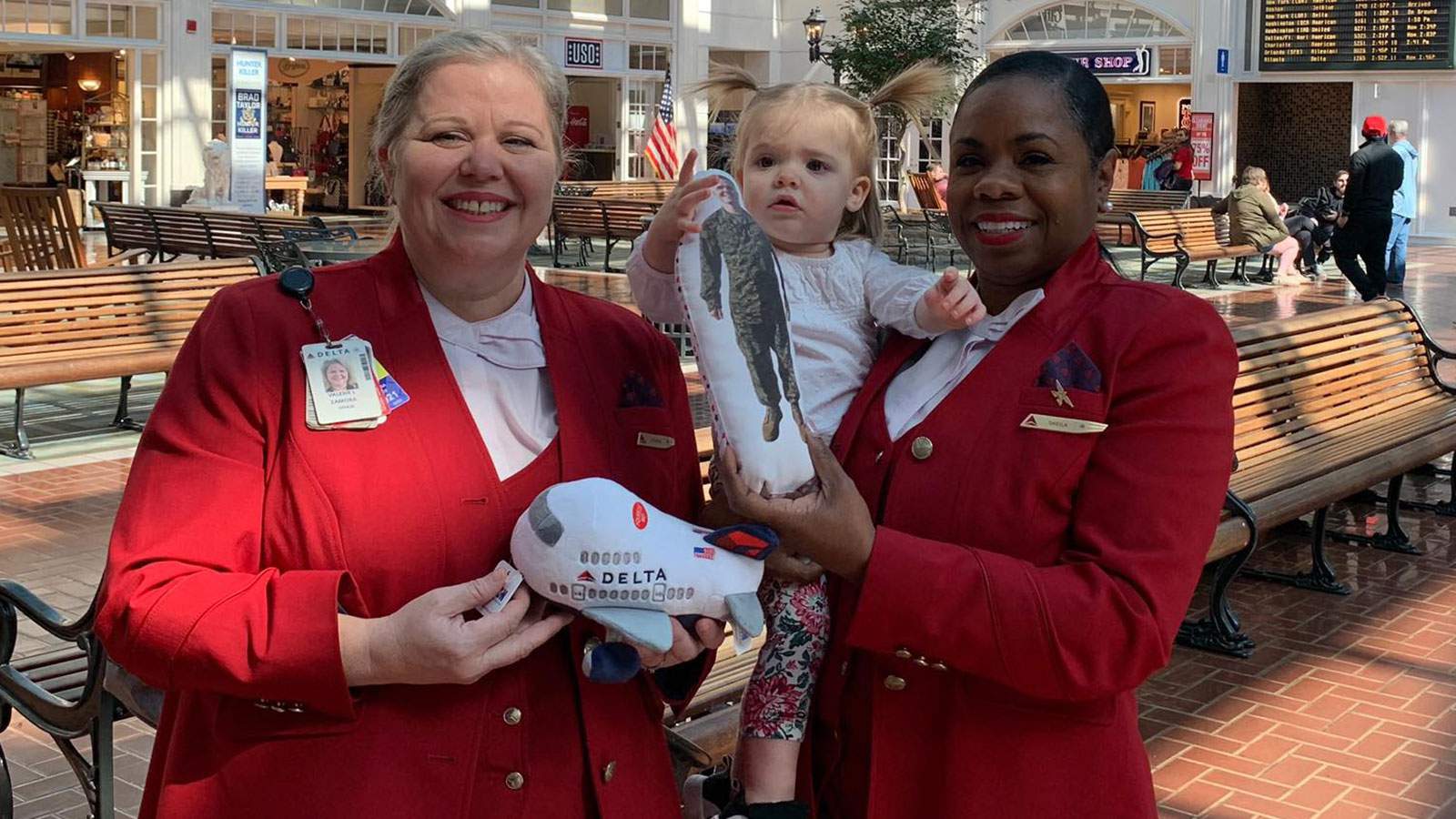 Delta reunited this little girl with her doll after her mom’s plea on social media