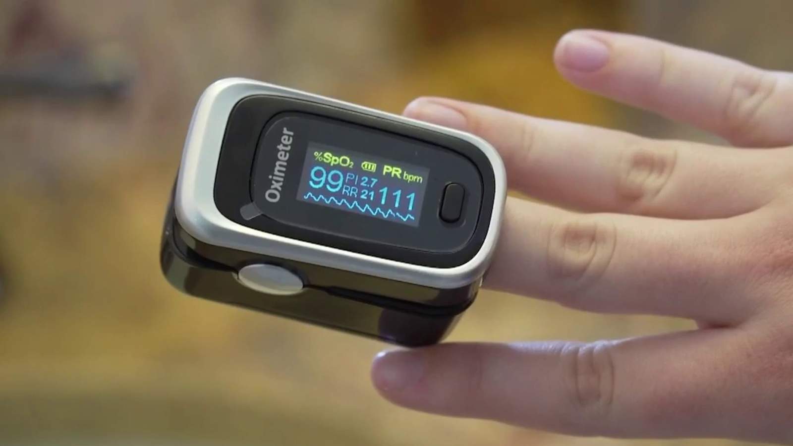 Pulse oximeters can help detect early signs of COVID-19, pneumonia