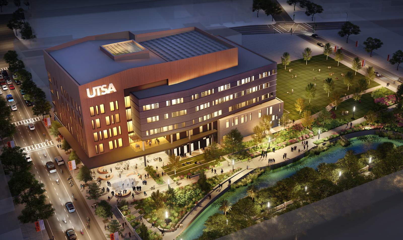 UTSA releases renderings for $90 million downtown expansion near San Pedro Creek