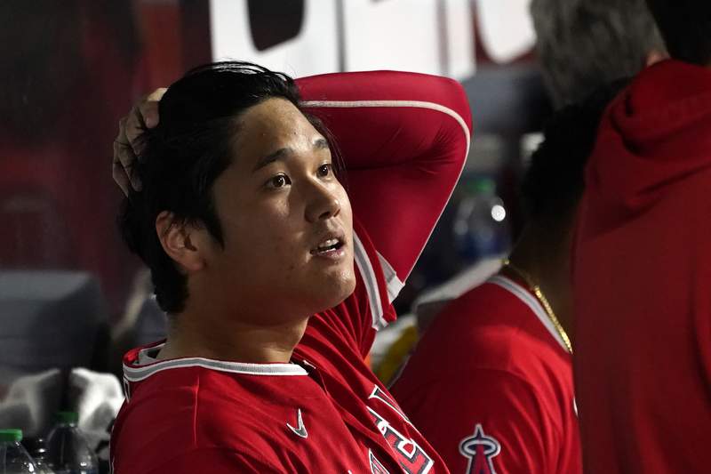 Angels' Ohtani has sore arm, may not pitch again this season