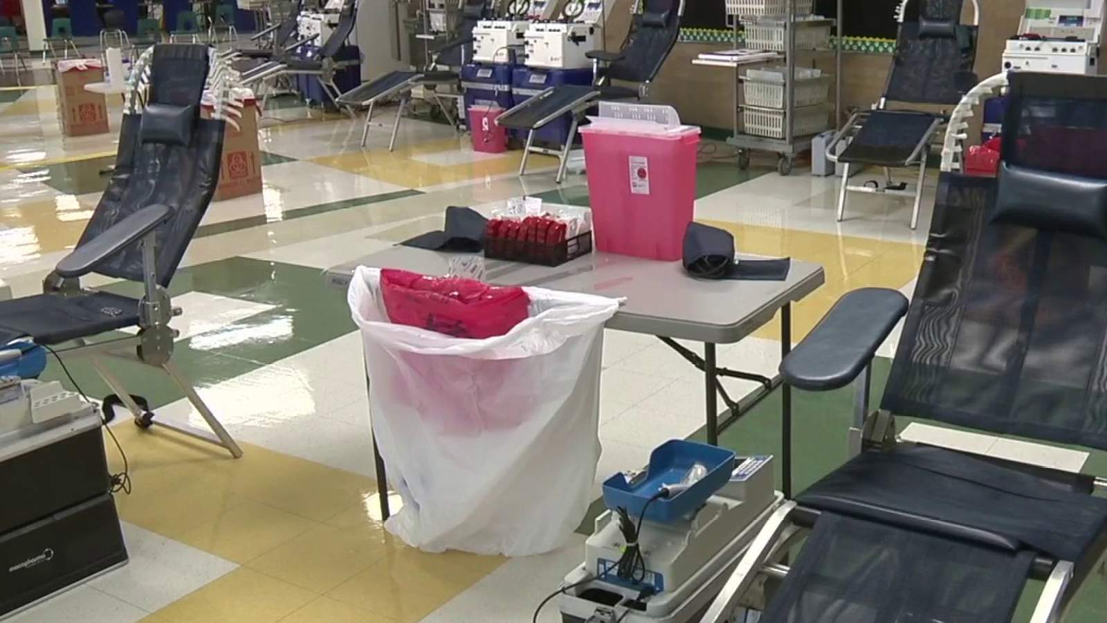 Many donors a ‘no show’ for blood drive held at Holmes High School