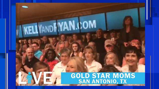 Gold Star Moms from San Antonio honored on 'Live with Kelly and Ryan' show Thursday