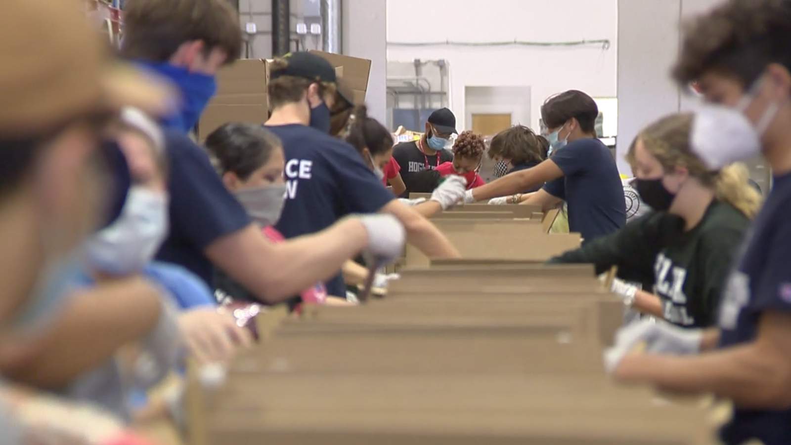 San Antonio Food Bank feeling the dip in volunteers, CEO says