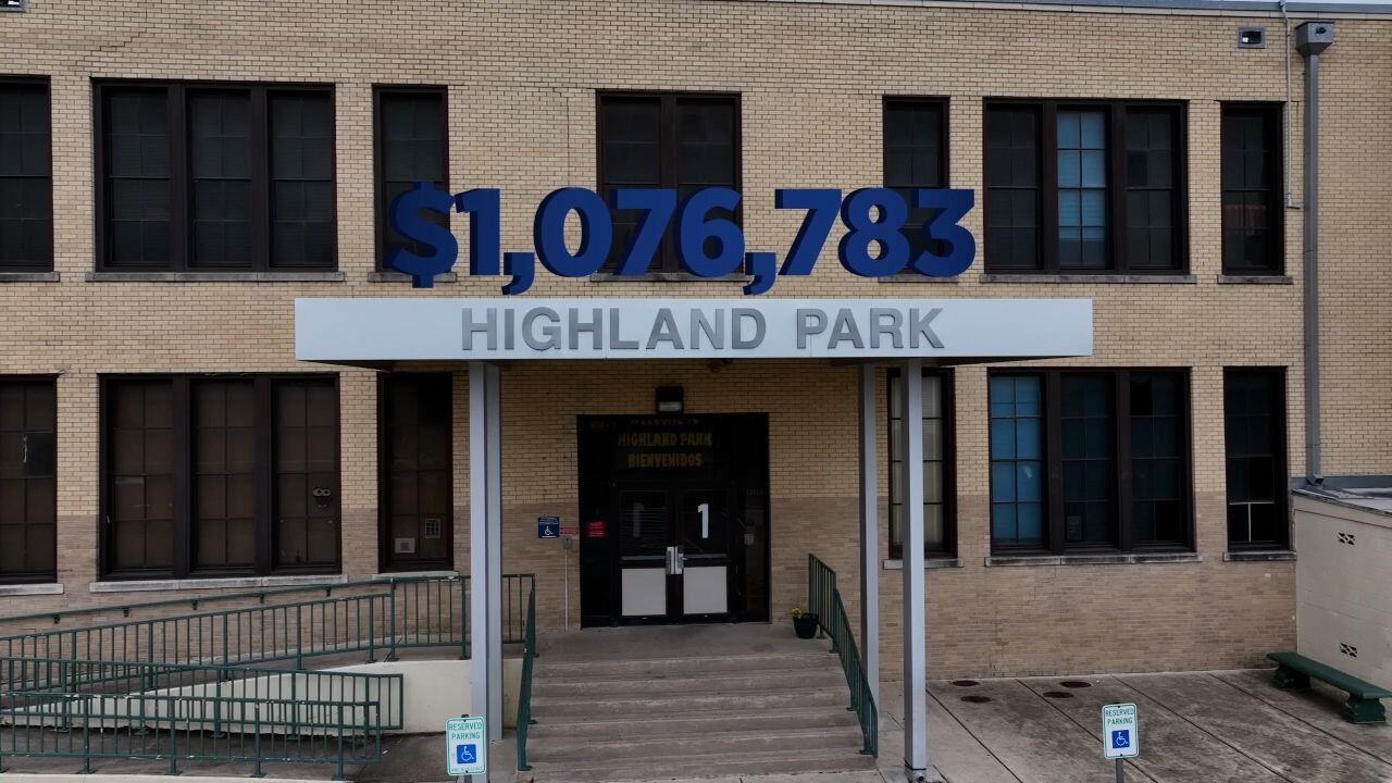 SAISD said the more than $1 million spent at Highland Park Elementary School was for surveys and design plans. Construction had not gotten underway.