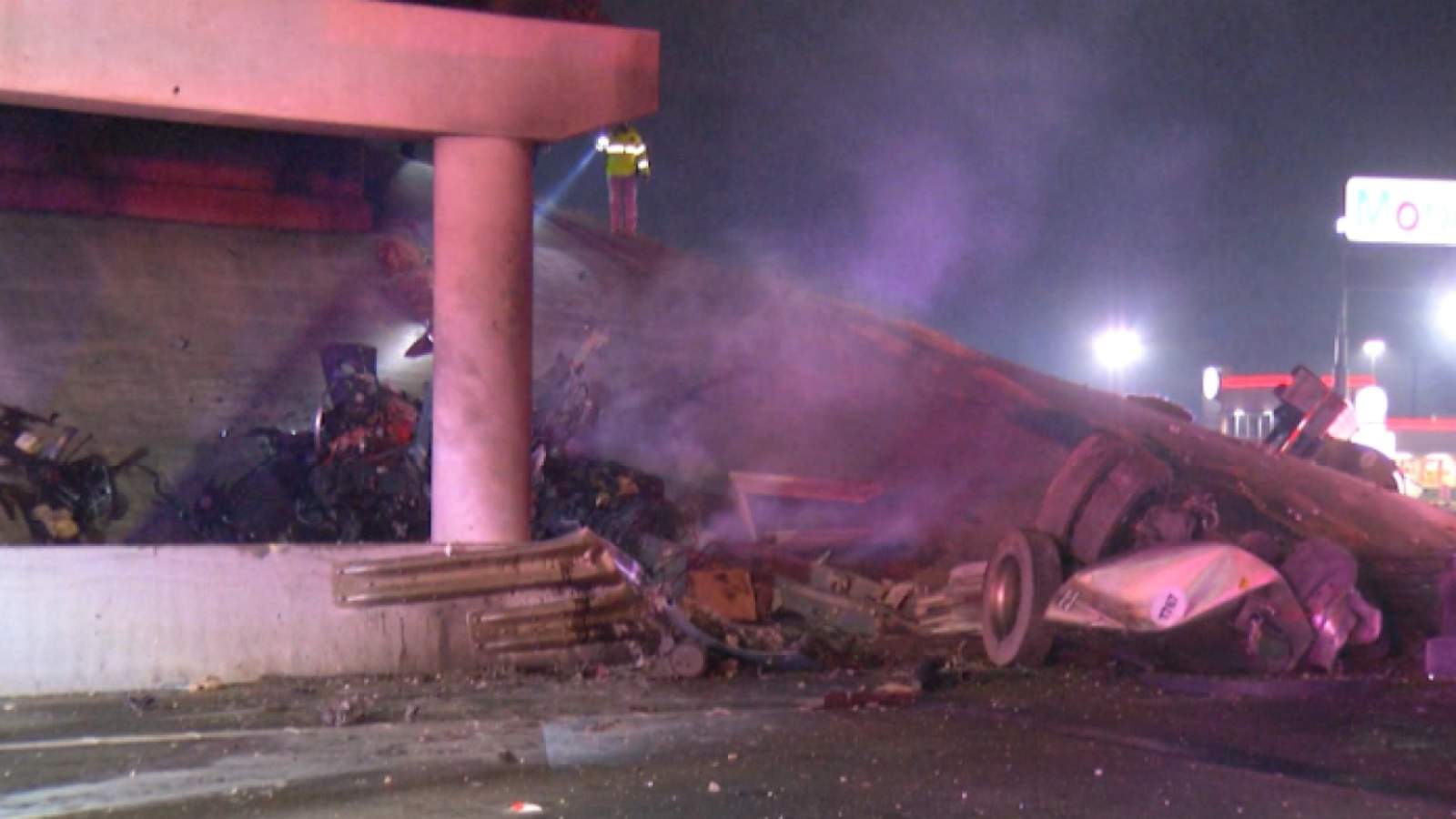 Driver of 18-wheeler killed in fiery crash on South Side, police say