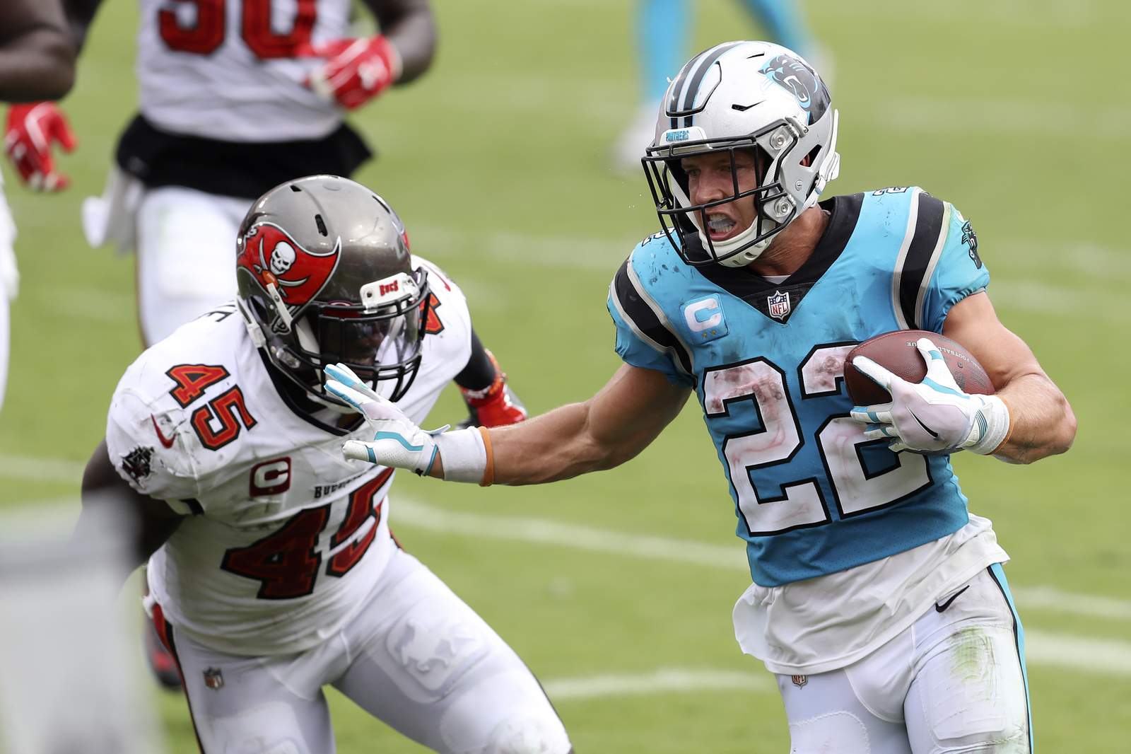 Panthers' McCaffrey out multiple weeks with ankle sprain