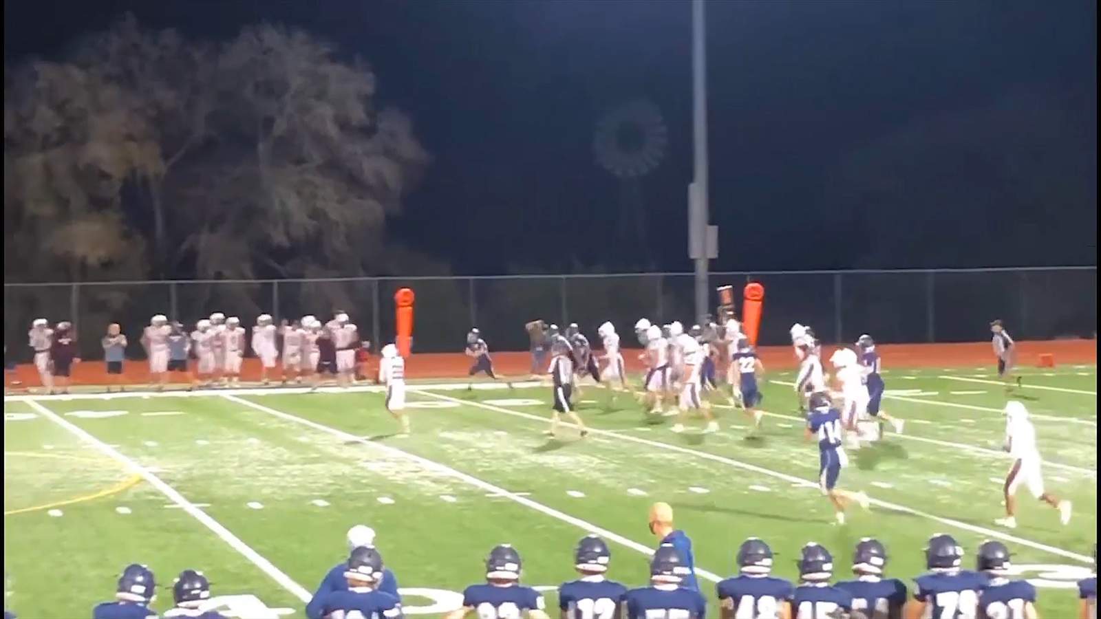 To the house! Boerne Champion HS student with special needs scores 80-yard touchdown