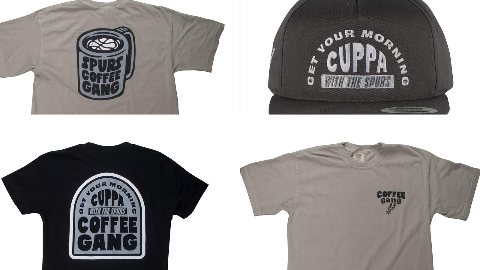 Spurs unveil limited-edition ‘Coffee Gang’ collection with shirts, novelty items for fans